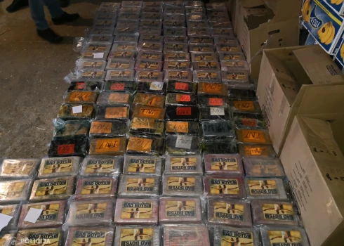 Konfiscētās narkotikas.