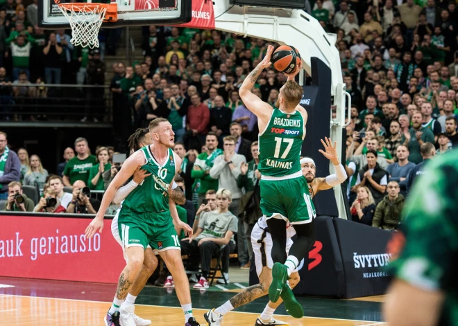 Šmitam 13 punkti "Žalgiris" sezonas pirmajā ULEB Eirolīgas uzvarā