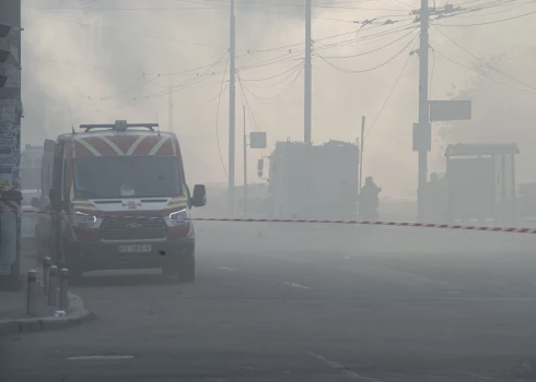 Kijivas centrā atskanējuši vairāki skaļi sprādzieni