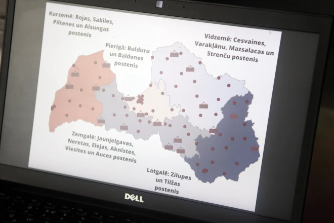 Valsts ugunsdzēsības un glābšanas dienesta (VUGD) preses konference, kurā informē par plānotu un īslaicīgu mazāk noslogoto VUGD posteņu darbības apturēšanu, kas tiek īstenota kritiskā personāla trūkuma dēļ.