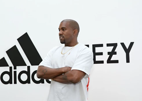 Kanje Vests Milk Studios 2016. gada 28. jūnijā Holivudā, Kalifornijā. Adidas un Kanje Vests paziņo par savas partnerības nākotni: adidas + KANYE WEST Džonatans Leibsons/Getty Images priekš ADIDAS/AFP