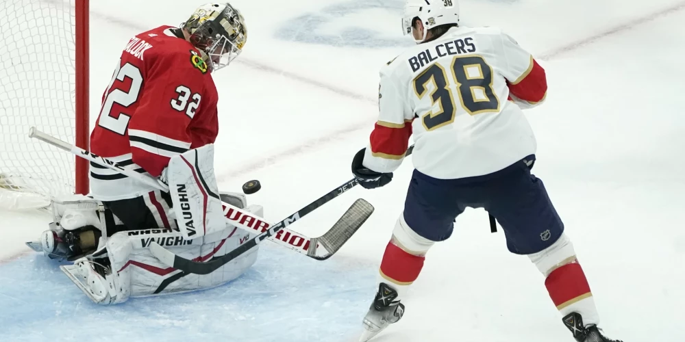 Rūdolfs Balcers mačā pret "Blackhawks" pavadīja uz ledus savu ilgāko spēles laiku šosezon.