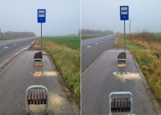 Zemgalē vairāku autobusu pieturvietās soliņiem izzāģēti dēļi (latas), tā akciju sabiedrībai “Latvijas Valsts ceļi” nodarot zaudējumus vairāk nekā 1150 eiro vērtībā (attēlā – autobusu pietura “Kāļi” Lestenes pagastā). 