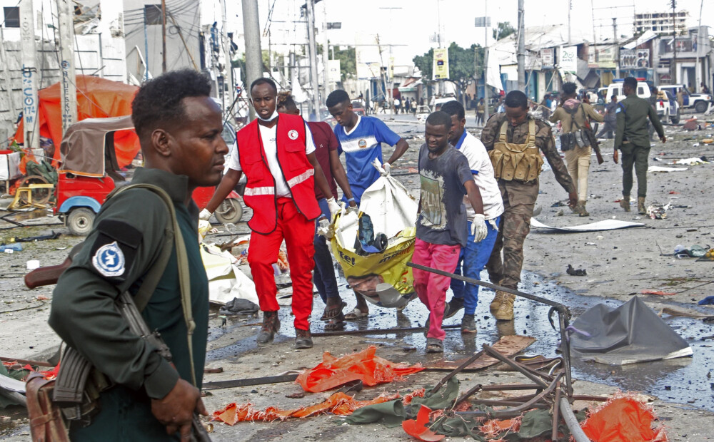 Sprādzienos Mogadīšo nogalināti desmit cilvēki