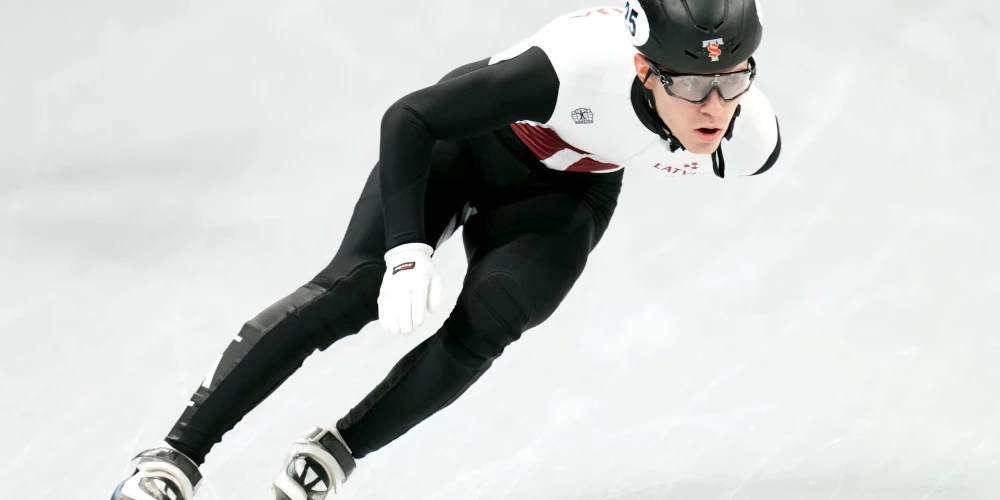 Šorttrekists Reinis Bērziņš.