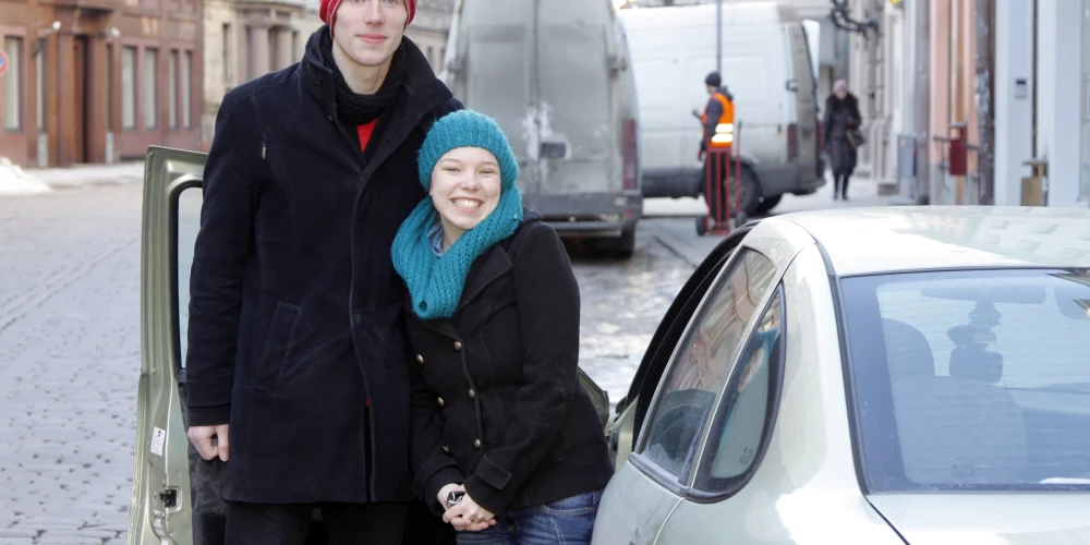Jānis un Ieva 2013. gadā.