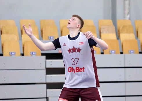 Latvijas basketbola izlases kandidāts Kārlis Šiliņš.