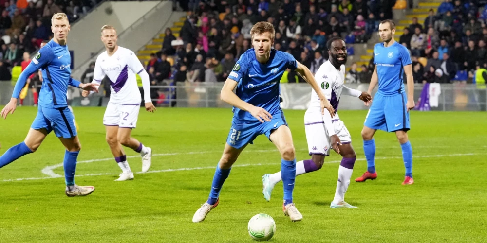 RFS UEFA Konferences līgas pēdējā mačā zaudē "Fiorentina"