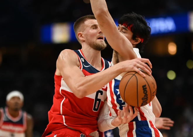 Porziņģim "double-double" smagā "Wizards" sakāvē pret "Nets"