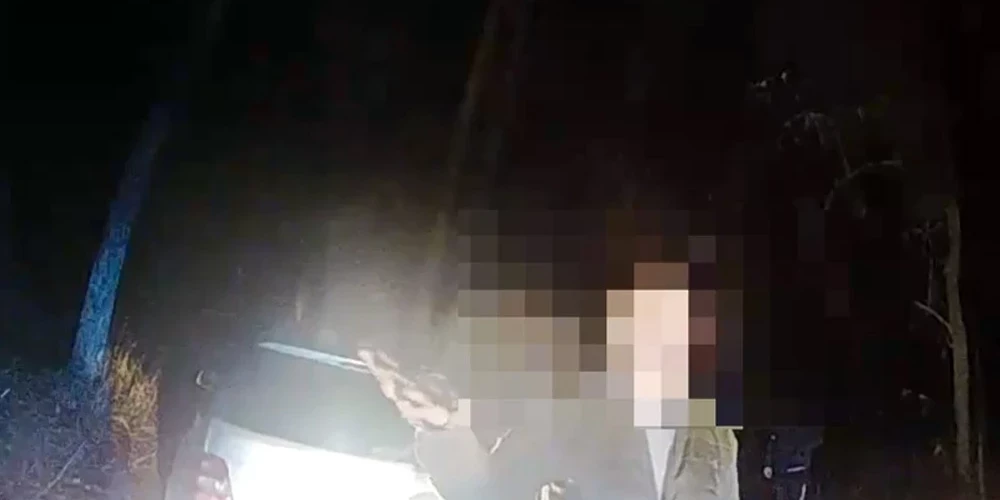 "Я впервые жду полицию в лесу", - весело заметил пьяный водитель. 