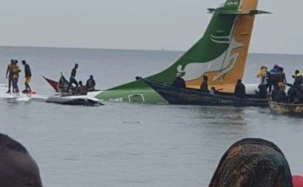 Viktorijas ezerā Tanzānijā nogāzusies pasažieru lidmašīna