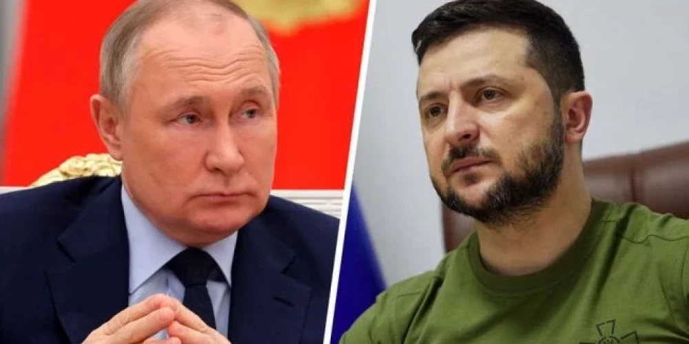 Владимир Путин и Владимир Зеленский