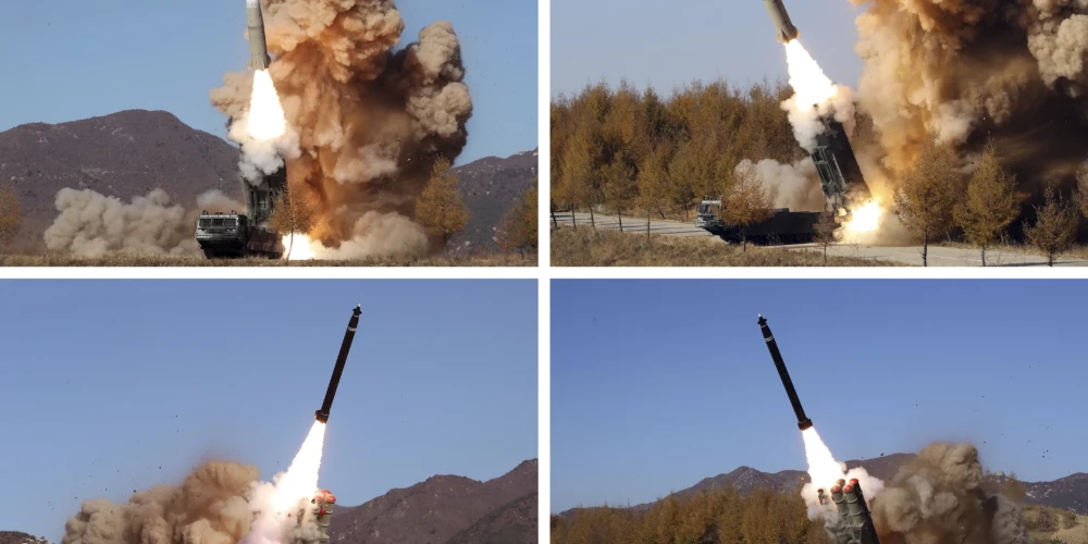 Ziemeļkoreja: nesen izšautās raķetes bija izmēģinājums uzbrukumam Dienvidkorejai un ASV