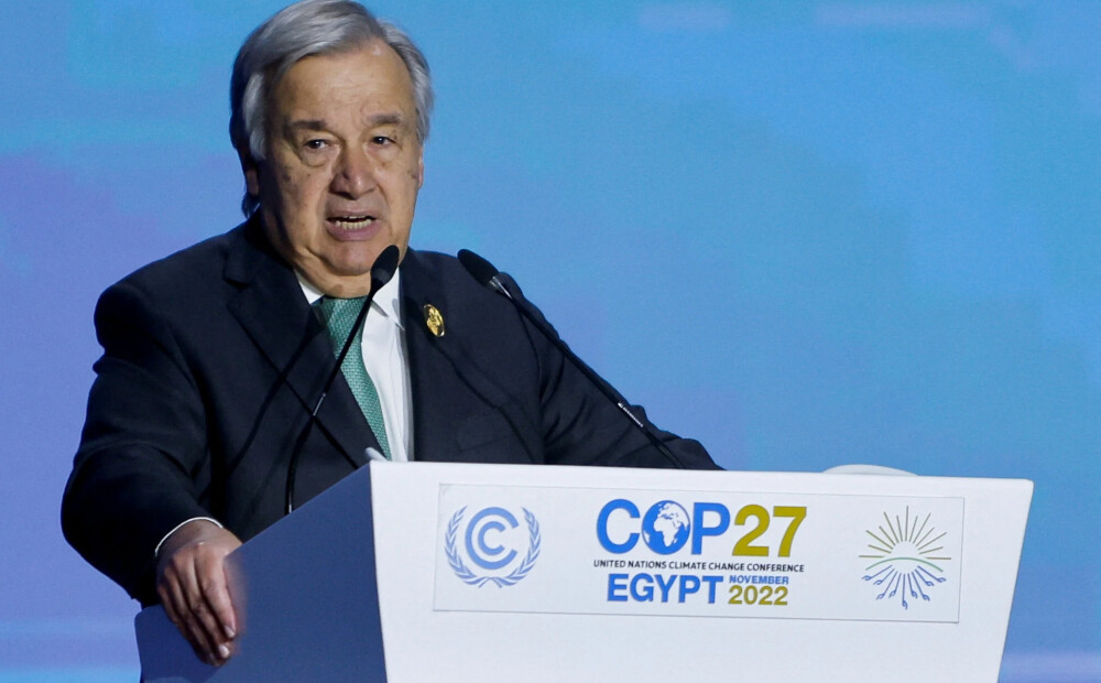 Gutērrešs ANO klimata konferencē aicina starptautisko sabiedrību izvēlēties starp solidaritāti vai kolektīvo pašnāvību