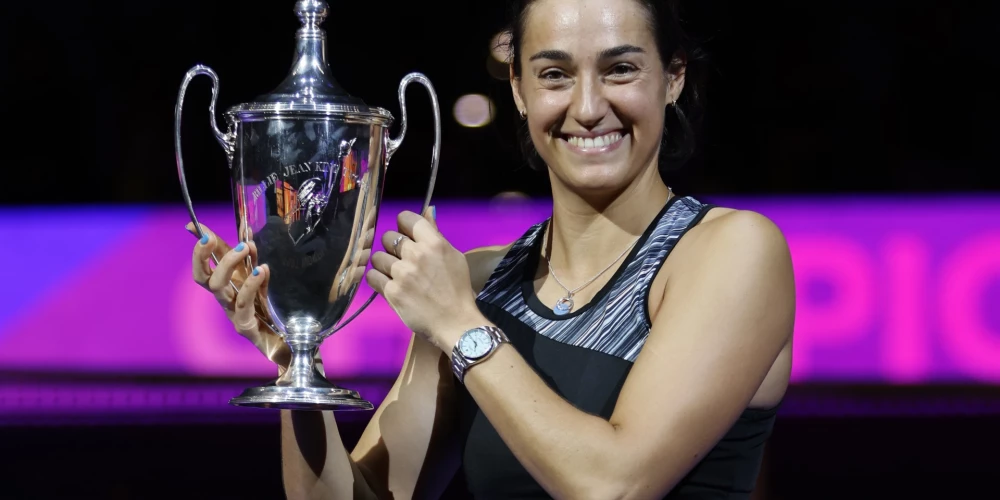 WTA noslēguma turnīrā uzvar Garsija, tiekot pie karjeras lielākā panākuma
