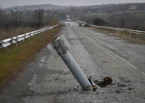 Netālu no Ukrainas Zakitnes ciema 2022. gada 9. novembrī.