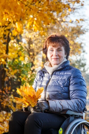 Bērnu un jauniešu parasporta apvienības prezidente Nataļja Novikova.