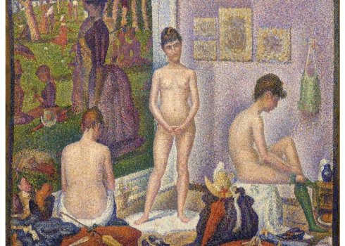 Жорж Сера. “Натурщицы” (Малая версия), 1888–1890