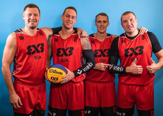 "Rīgas" 3x3 basketbolisti finālā pārspēj pasaules ranga līdervienību un uzvar Rijādas "Masters" turnīrā