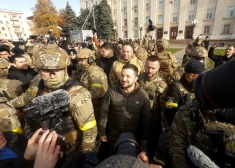 Владимир Зеленский в Херсоне