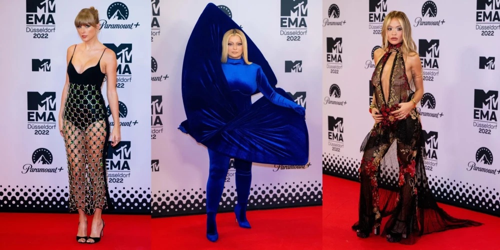 FOTO: MTV Eiropas mūzikas balvu ceremonijas tērpu parāde