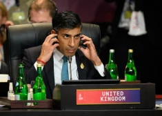 Riši Sunaks G20 samitā 2022. gada 15. novembrī.