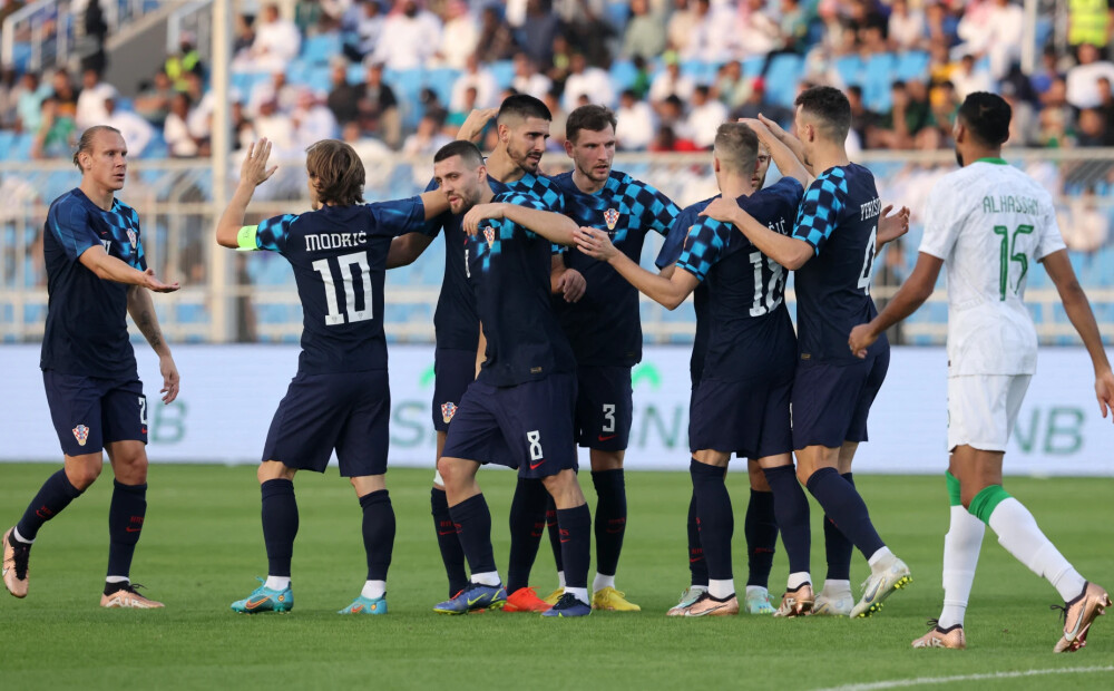 Horvātijas futbolistiem pārbaudes spēlē minimāla uzvara pār Saūda Arābiju