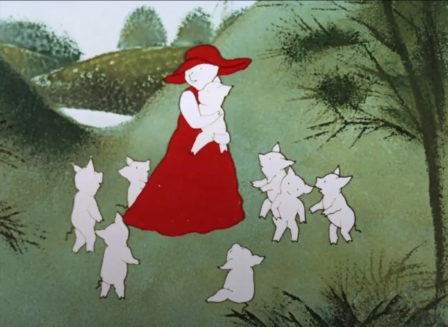 Kadrs no Rozes Stiebras animācijas filmas "Kabata".