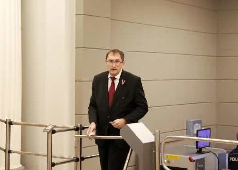 Satiksmes ministrs Tālis Linkaits.