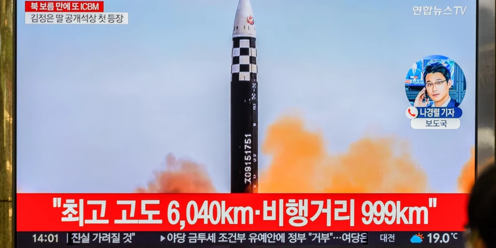 G7 pieprasa stingrākas sankcijas Ziemeļkorejai pēc jaunākā raķešu izmēģinājuma