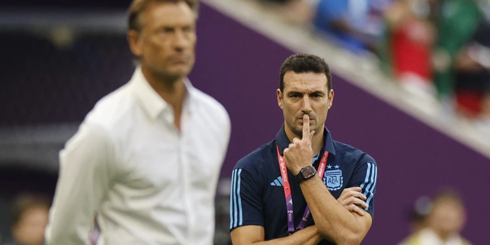 Argentīnas treneris noliedz, ka viņa futbolisti nebūtu novērtējuši Saūda Arābiju