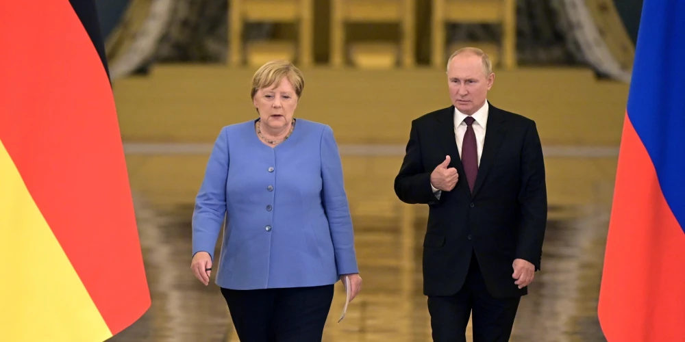 Ангела Меркель и Владимир Путин