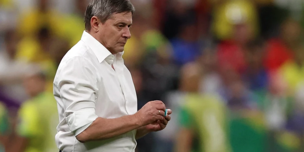 Serbijas izlases treneris Stojkovičs blāvajā sniegumā pret Brazīliju vaino savainojumus