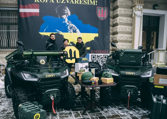 "Stopify" ziedojumu straumēšanas serviss nodos pirmo sūtījumu Ukrainai. FOTO 