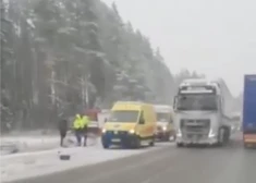 ВИДЕО: тяжелая авария на шоссе А7, есть пострадавшие