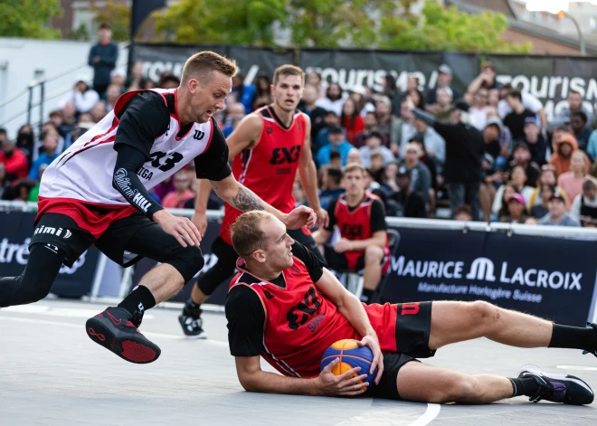 "Rīgas" 3x3 basketbolistiem pārtrūkst 27 uzvaru sērija - viņi zaudē lietuviešiem