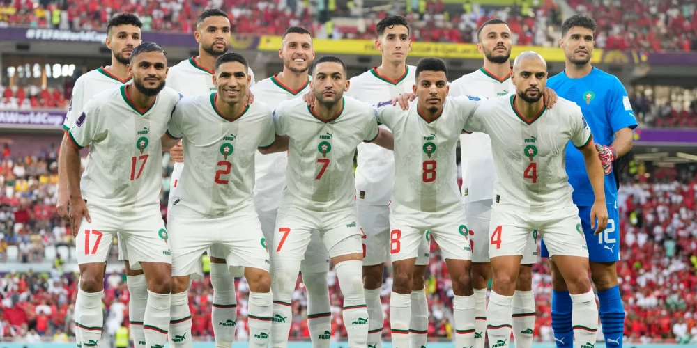 Marokas futbolisti negaidīti uzvar Beļģiju