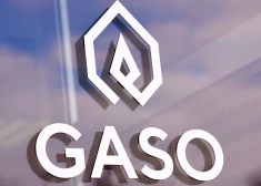 Gāzes apgādes sistēmas operatora AS "Gaso" logo.