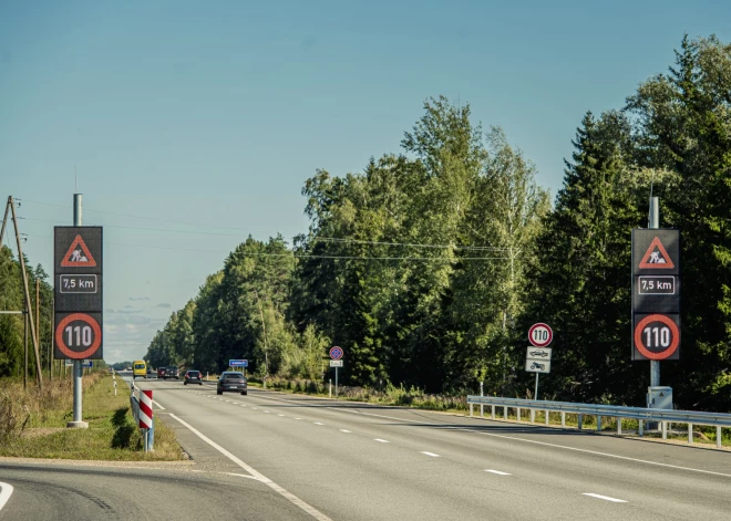 Uz Vidzemes šosejas sāk darboties elektroniskās ceļazīmes