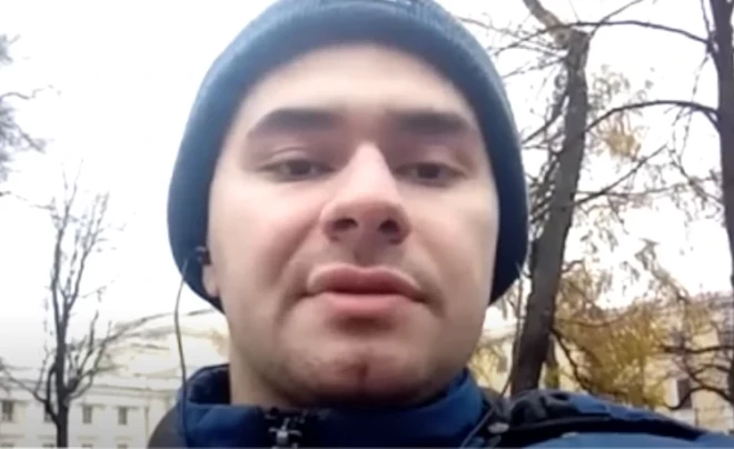 Мобилизованный петербуржец Кирилл Березин.