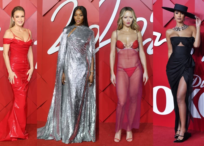 Rita Ora, Naomi Kempbela un citas slavenības žilbina "Fashion Awards" balvu ceremonijas vakarā. FOTOGALERIJA