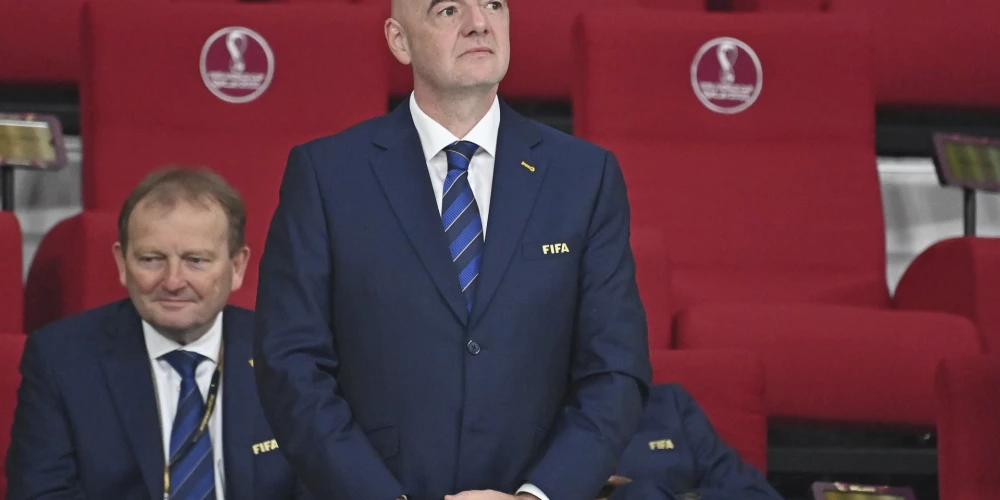 FIFA prezidents Džanni Infantīno.