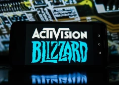 Activision Blizzard logotips viedtālrunī