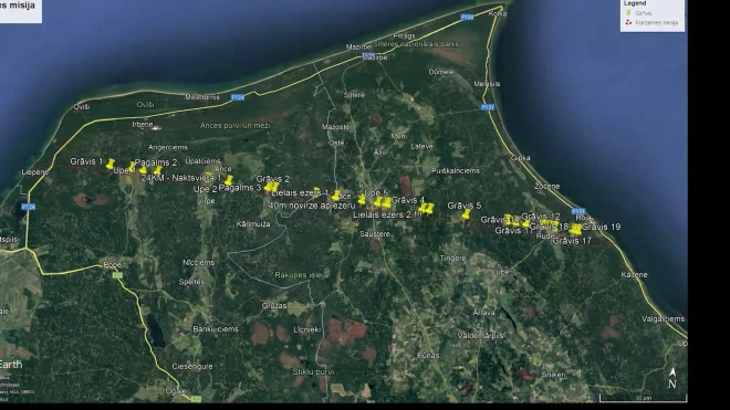 Taisnās līnijas maršruts – 72 kilometri pāri purviem, mežiem un vietām, kur neviens nav spēris kāju.