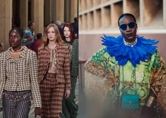 Показ Chanel в Дакаре: гости круче моделей