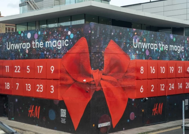 H&M создал самый большой в мире адвент-календарь