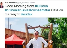  “[...] mirkļbirkas #Krievija, #Ukraina un #aneksija ir atrodamas daudzos manos tvītos. Es atvainojos, ka kļūdaini izmantoju tēmturi #crimeaisrussian. Tā bija mana neuzmanība, ko es ļoti nožēloju,” tolaik misēkli skaidroja pašreizējais DW Rīgas biroja vadītājs Jurijs Rešeto.