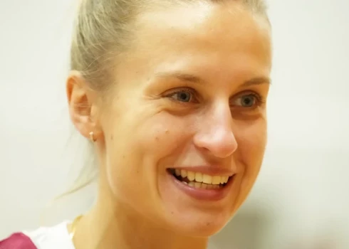 Latvijas basketboliste Kitija Laksa.