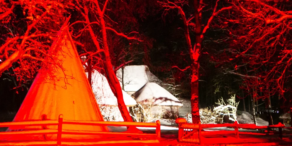 Зимний сад света в Латвийском этнографическом музее