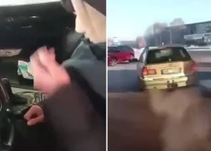 VIDEO: vīrietis Purvciemā uzpilda degvielu un aizbrauc nesamaksājis